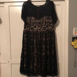 Black Lace Party Dress